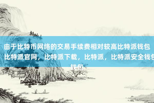 由于比特币网络的交易手续费相对较高比特派钱包，比特派官网，比特派下载，比特派，比特派安全钱包