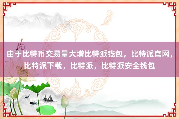 由于比特币交易量大增比特派钱包，比特派官网，比特派下载，比特派，比特派安全钱包