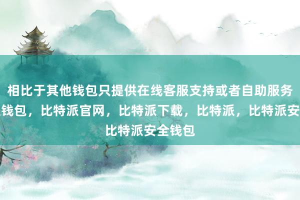 相比于其他钱包只提供在线客服支持或者自助服务比特派钱包，比特派官网，比特派下载，比特派，比特派安全钱包