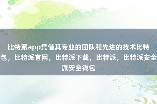 比特派app凭借其专业的团队和先进的技术比特派钱包，比特派官网，比特派下载，比特派，比特派安全钱包