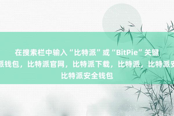 在搜索栏中输入“比特派”或“BitPie”关键词比特派钱包，比特派官网，比特派下载，比特派，比特派安全钱包