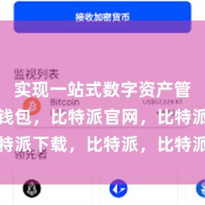 实现一站式数字资产管理比特派钱包，比特派官网，比特派下载，比特派，比特派安全钱包