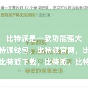 比特派是一款功能强大的软件比特派钱包，比特派官网，比特派下载，比特派，比特派安全钱包